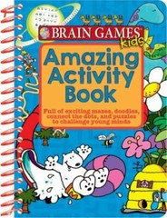 Active Minds – Amazing Activity Book – Mazes, Connect the Dots and More Puzzles