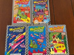 Kane Miller Usborne Book Set Wheelnuts! Series by Knife & Packer Books Lot of 5