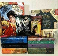 Complete set HARRY POTTER Children Book Series ~8 DVDs~DVD game~coloring book