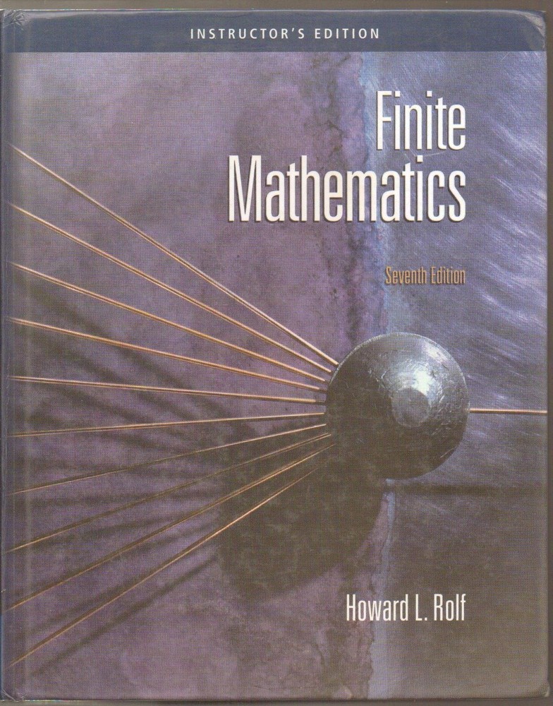 Finite Mathematics, Instructor’s Edition
