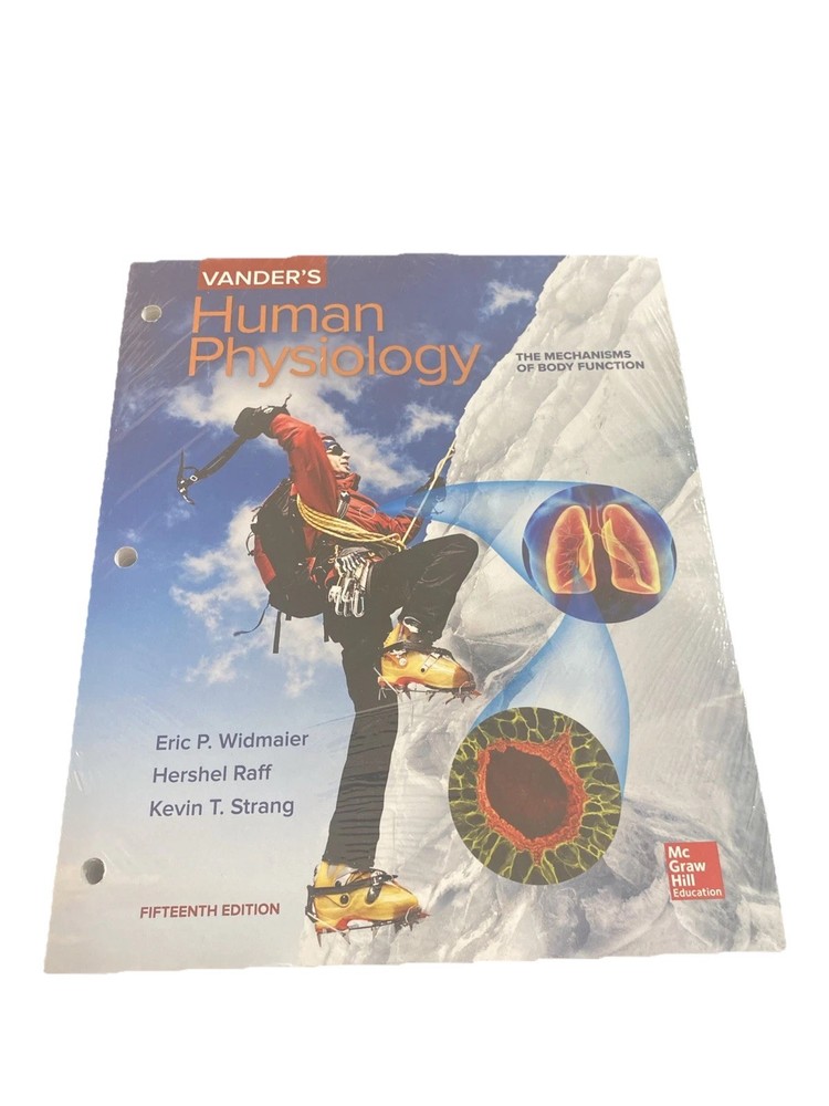 Vander’s Human Physiology Fifteenth Edition Eric P Widmaier Loose Leaf