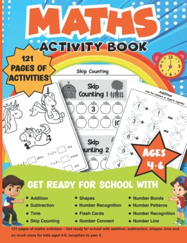 Maths Activity Book: 122 pages of maths activities – Get read… by Jones, Enoch