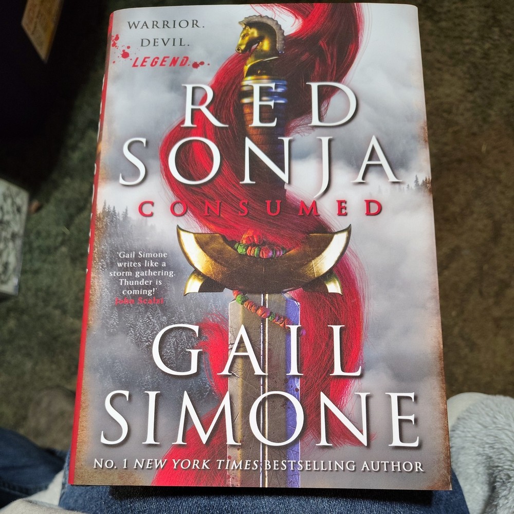 Red Sonja Consumed Gail Simone UNSIGNED Ltd Ed 330 of 750 Hardcover DJ