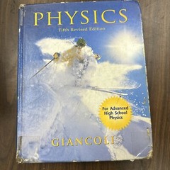 Physics: Principles with Applications (5th REVISED edition) – hardcover Giancoli