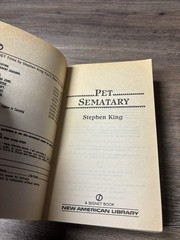 Pet Sematary Stephen King First Edition 1st Signet Printing 1980 Paperback