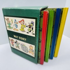 The Wonderful Worlds of Walt Disney 4 Book Boxed Set Golden Press Vintage 1965