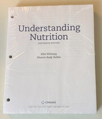 Understanding Nutrition Looseleaf, 16th Edition NEW SEALED