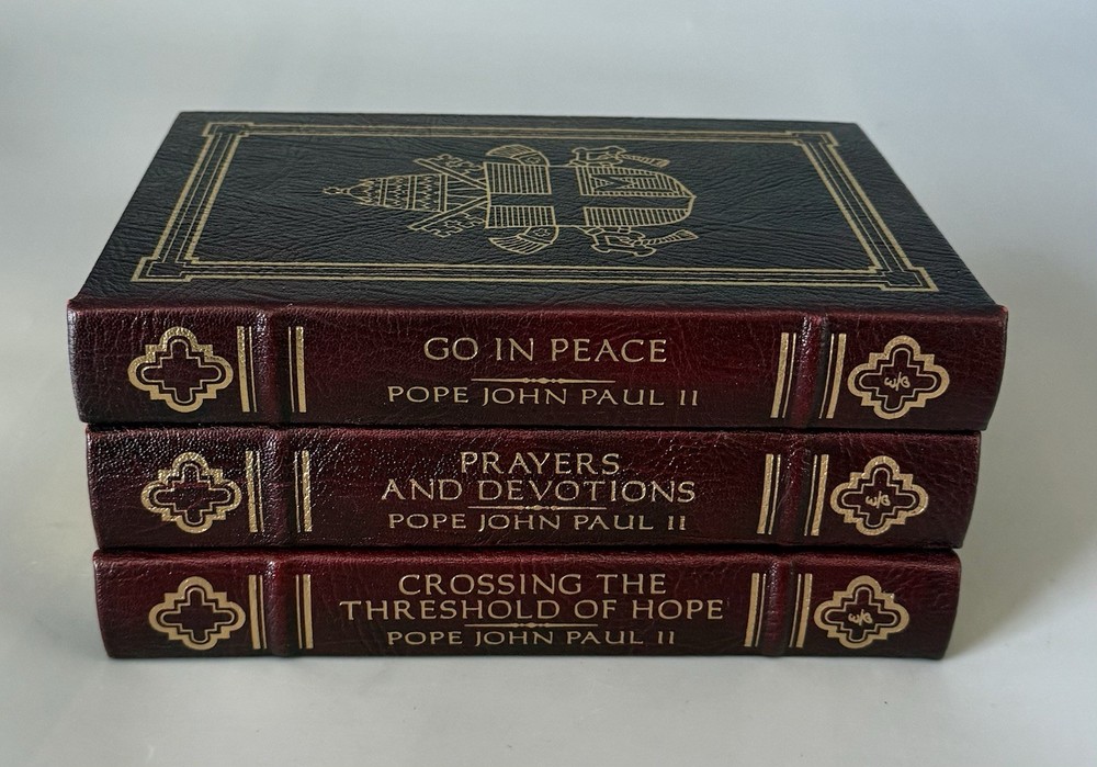 Pope John Paul II 3 Volume Set — Leather Bound, Hardcover — Easton Press