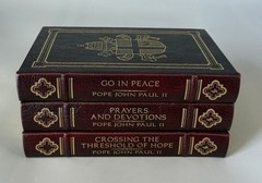 Pope John Paul II 3 Volume Set — Leather Bound, Hardcover — Easton Press