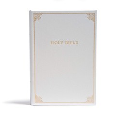 CSB FAMILY BIBLE, WHITE BONDED LEATHER OVER BOARD: HOLY BIB… Csb Bibles By Hol