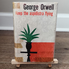 George Orwell Keep the Aspidistra Flying HC DJ Harcourt Brace Ex-Lib Vtg 1st Ed?