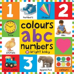 Colours ABC Numbers (First 100 Board Books) (First 100 Books) – board book R…