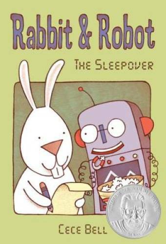 Rabbit and Robot: The Sleepover – Hardcover By Bell, Cece – GOOD