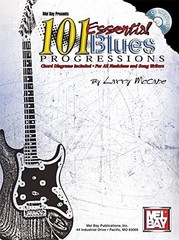 MEL BAY 101 ESSENTIAL BLUES PROGRESSIONS By Larry Mccabe