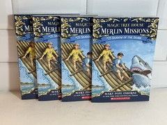 Lot 4 Shadow of the Shark Magic Tree House Merlin Mission Class Set Guided Read