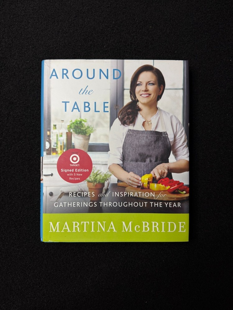 Around the Table Martina McBride SIGNED 1st Ed Target Exclusive 2014