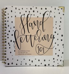 Hand Lettering 101 Step By Step Calligraphy Beginners Workbook 126 Pages New