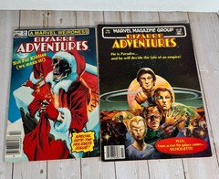 Bizarre Adventures #34 & #36 Marvel Magazine Group 1983 Comics Horror Sci-Fi