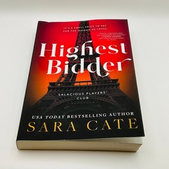 Highest Bidder Sara Cate 2022 Salacious Players’ Club Romance Sourcebooks