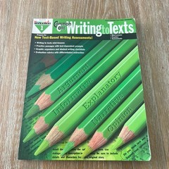 Common Core Writing to Texts Grade 1 Newmark Learning 2014 Workbook Study Guide