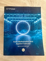 Finite Mathematics and Applied Calculus Waner and Costenoble 8e Paperback