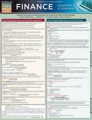 Finance Equations & Answers (Quickstudy: Academic) – Pamphlet – VERY GOOD