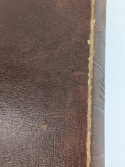 BISON GRAIN!✝️Vntg Ryrie Study Bible NASB 1978 Red Letter Moody Press Tab Index