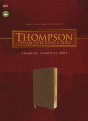 NKJV Thompson Chain-Reference Bible Brown Leathersoft Simulated Leather
