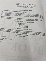 The Handy Space Answer Book