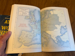 Rand McNally Atlas of World History – 132 pgs maps HCDJ 1957