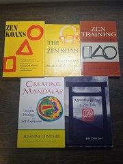Book Lot #73 Vintage: Zen Buddhism, Koan, Mandala, Training, 4 pbs 1 hrdcover