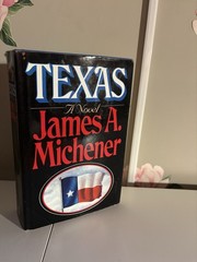 Texas James A. Michener 1985 First Edition Historical Fiction Random House