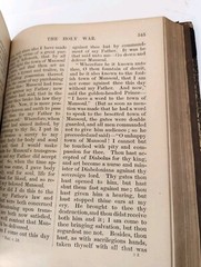The Pilgrim’s Progress John Bunyan’s Works Antique 1868 Leather Book Illustrated