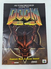 1997 DOOM 64 AUTHORIZED STRATEGY GUIDE BRADYGAMES NINTENDO 64 MAPS CHEATS