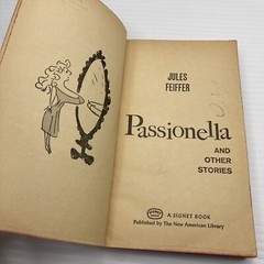 Passionella and Other Stories Jules Feiffer 1964 PB Comics Humor Cartoonist