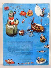 By The Busy Sea RARE Vintage Big Golden Press Childrens Look And See Book 1973