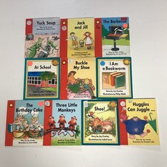 Sunshine Kindergarten Reader 10 Book Lot Level A-C Rigby Wright