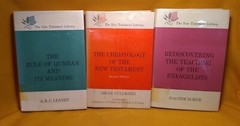 New Testament Library Westminster Press Christology Evangelist Qumran 3 HCDJ lot
