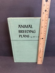 Animal Breeding Plans Jay L. Lush Third Edition Hardcover Iowa State Press