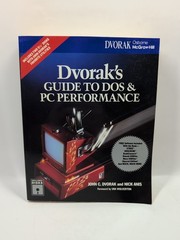 Vintage Electronics: Dvorak McGraw-Hill, Guide to DOS and PC Performance. 1991