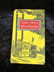 Mark Twain Wit & Wisecracks – 1961 Peter Pauper Press – h/c d/j