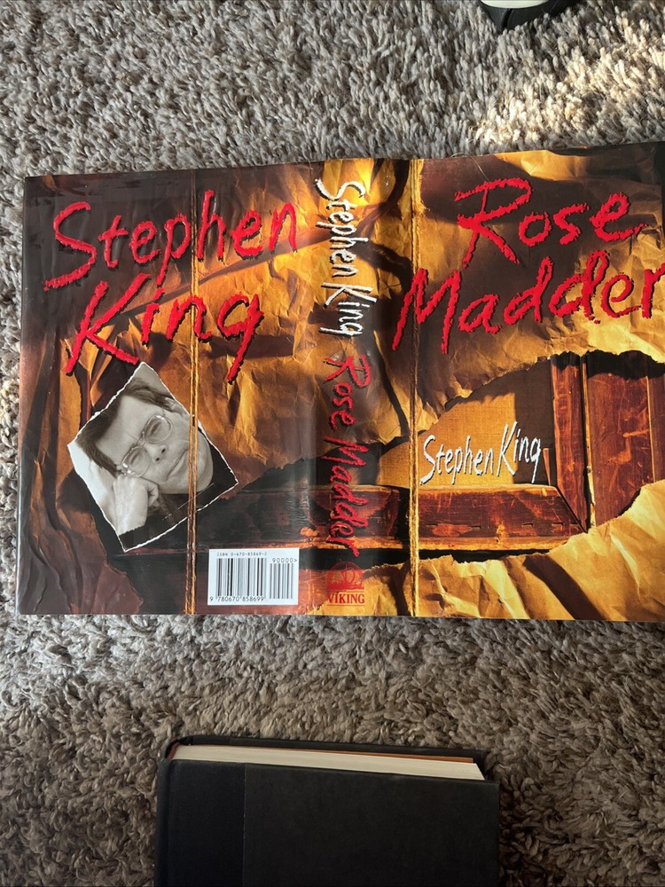 Rose Madder by Stephen King (1995, Hardcover) Book