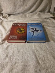Catching Fire and Mockingjay Suzanne Collins Hardcover Book Hunger Games Mint