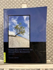 Student Solution Manual for Applied Finite Mathematics