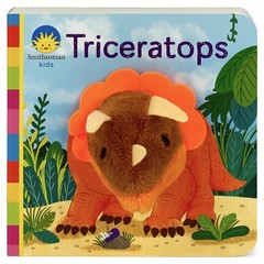 Dinosaur Finger Puppet Board Book From Smithsonian Kids: Triceratops – For L…