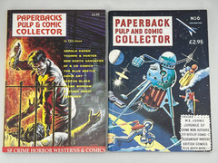 Paperback Pulp and Comic Collector Issues 1 + 6 Zardoz/Zeon Digest Fanzine