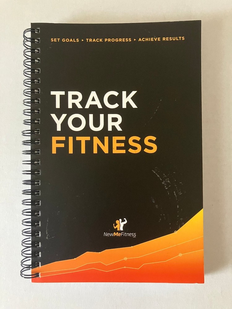 Track Your Fitness Journal NewMeFitness Workout Log 2023 Spiral Paperback