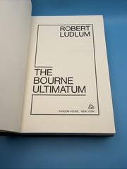 The Bourne Ultimatum, Robert Ludlum (1990) 1st Edition 1st Printing Hardcover DJ