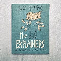 The Explainers Jules Feiffer – Great Britain 1961 – Hardcover Dust Jacket