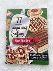 Martha Logan’s SWIFTNING Cookbook, 1950 Pocket Paperback 34 PAGES DESSERTS CAKE